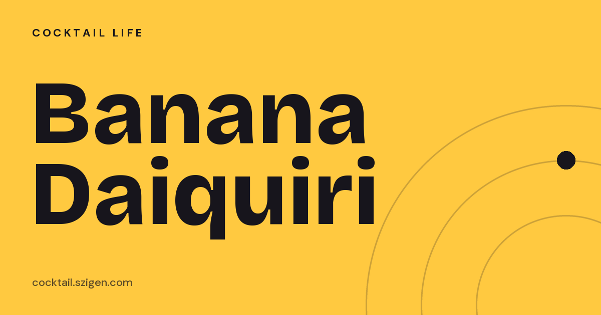 Banana Daiquiri