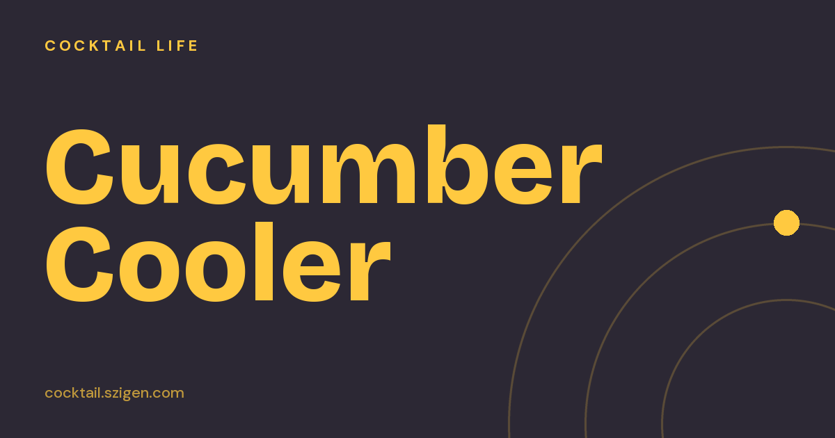 Cucumber Cooler