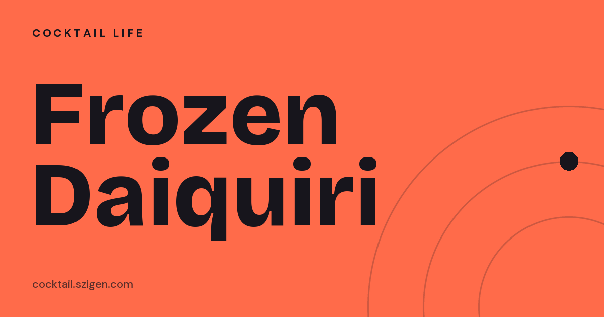 Frozen Daiquiri