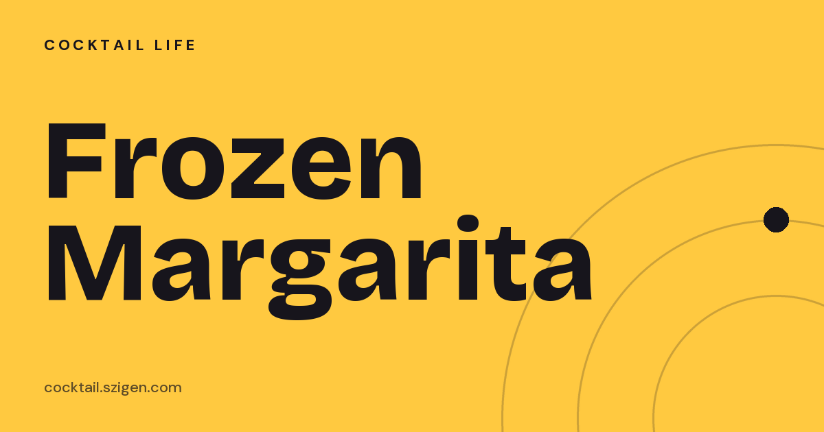 Frozen Margarita