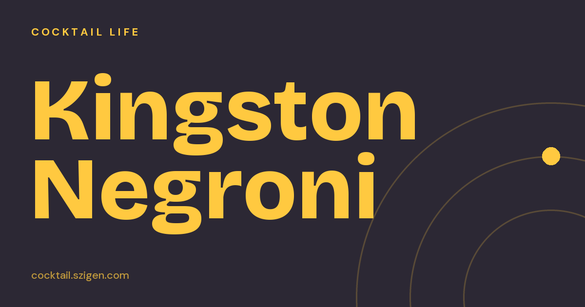 Kingston Negroni