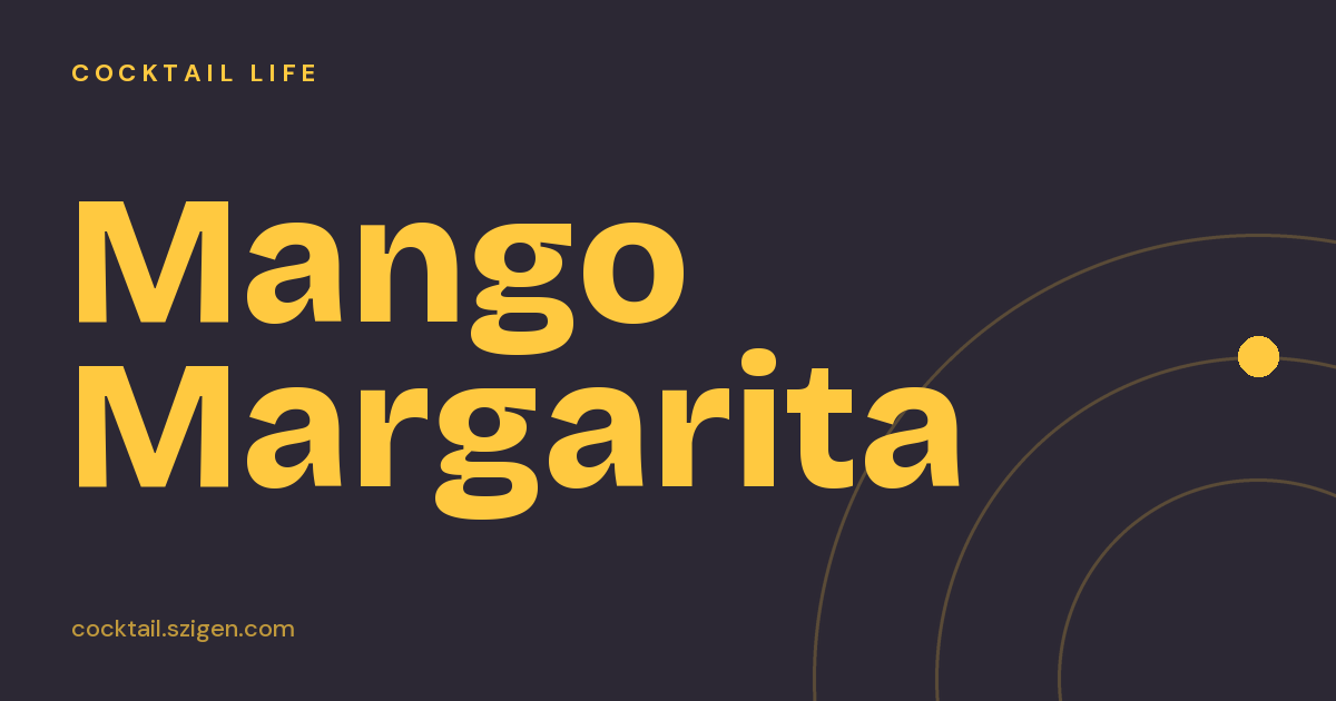 Mango Margarita