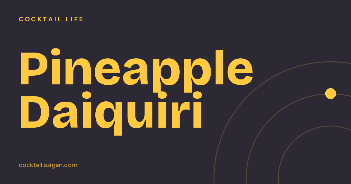 Pineapple Daiquiri