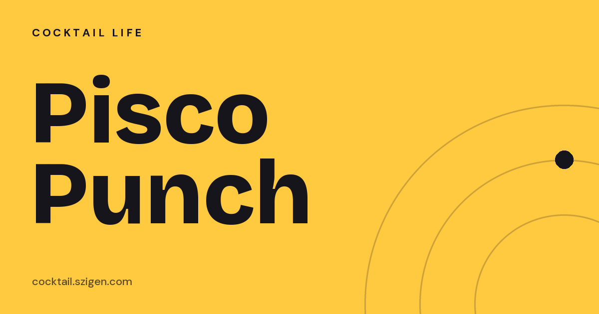 Pisco Punch