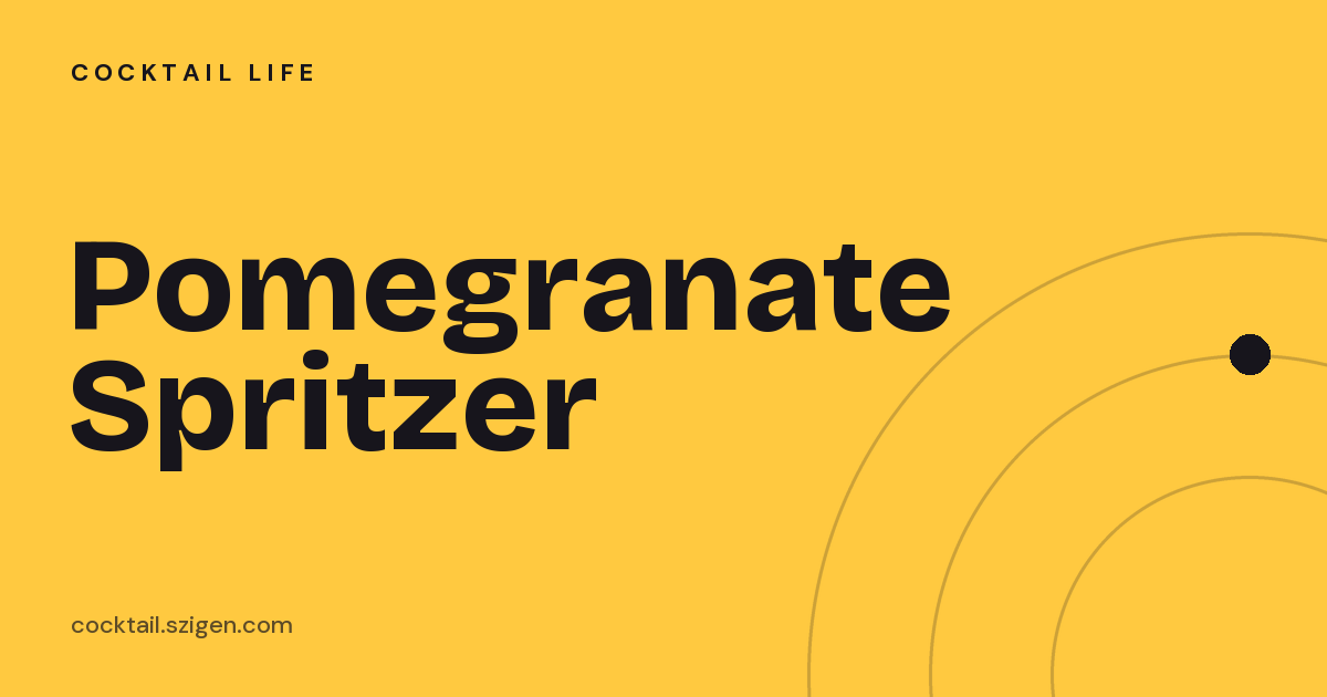 Pomegranate Spritzer