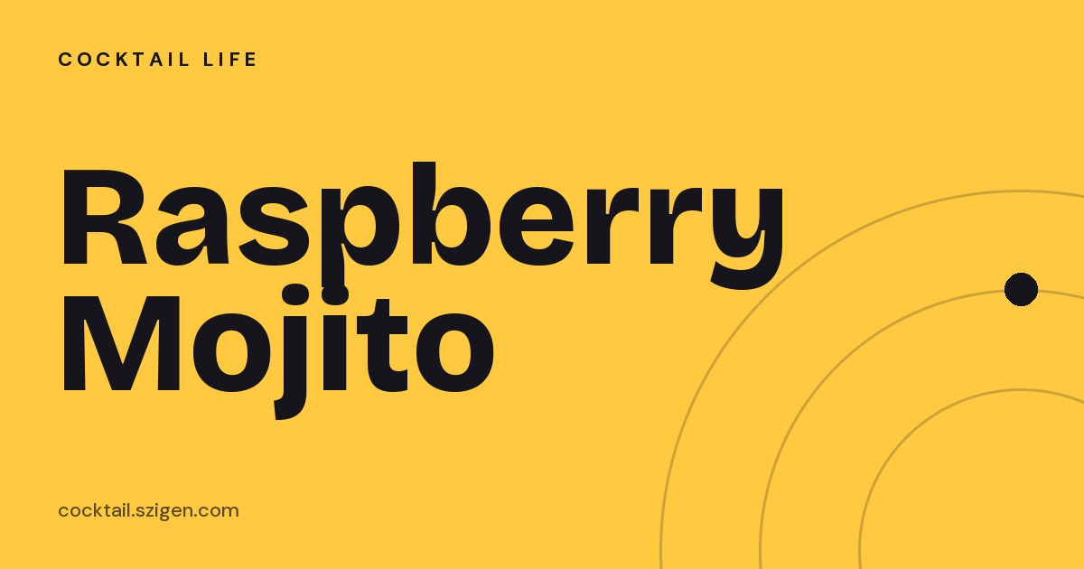 Raspberry Mojito